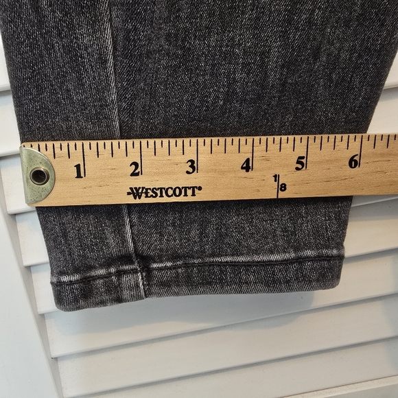 GAP Women Black Paperbag‎ High Rise Tapered Jeans Sz Medium Minimalist Old Money - Picture 12 of 12